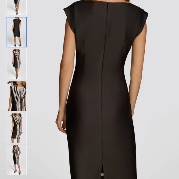 Donna Karan New York Cap Sleeve Sheath Dress, size 14 - Picture 4 of 15